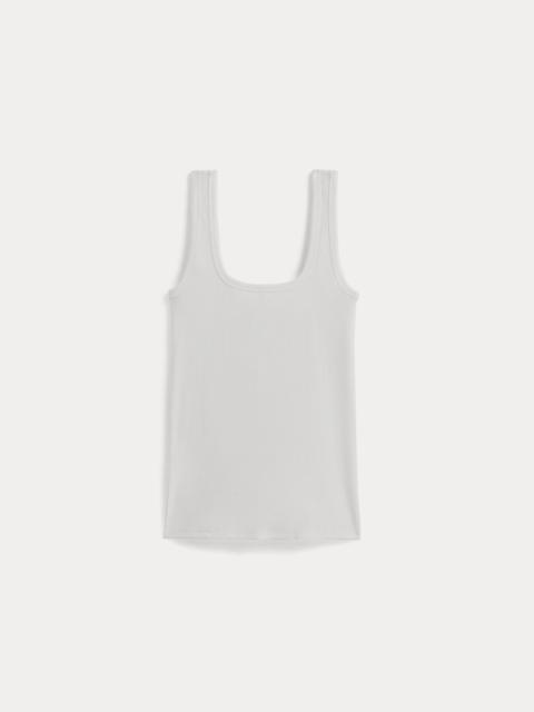 EVERLANE THE LUXE RIB SQUARE-NECK TANK