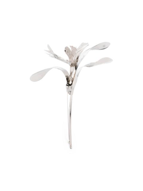 N°21 floral-motif brooch