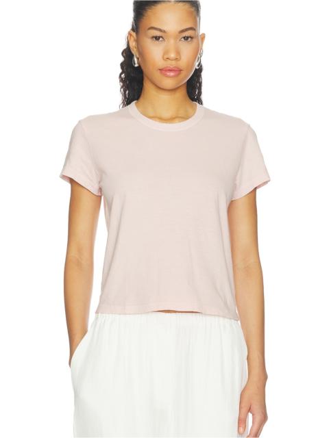 JAMES PERSE Shrunken Crew Neck Short Sleeve Tee