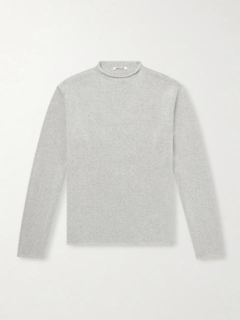 AURALEE Cashmere and Silk-Blend Sweater