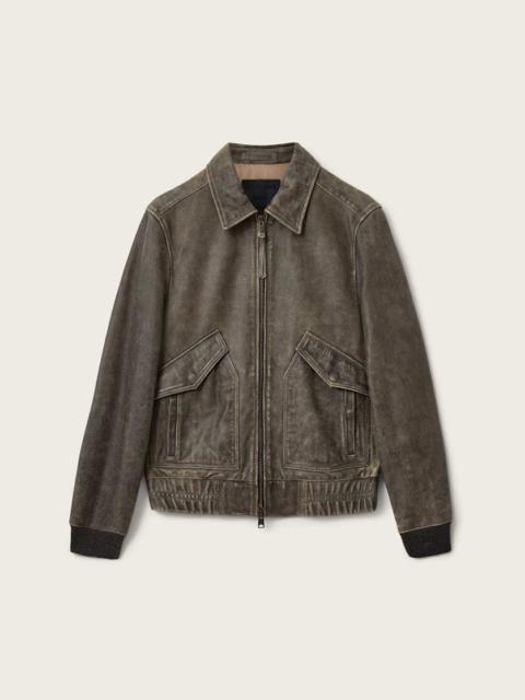 ALLSAINTS MARLAND AVIATOR LEATHER JACKET