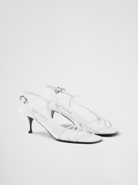 Prada Heeled leather sandals