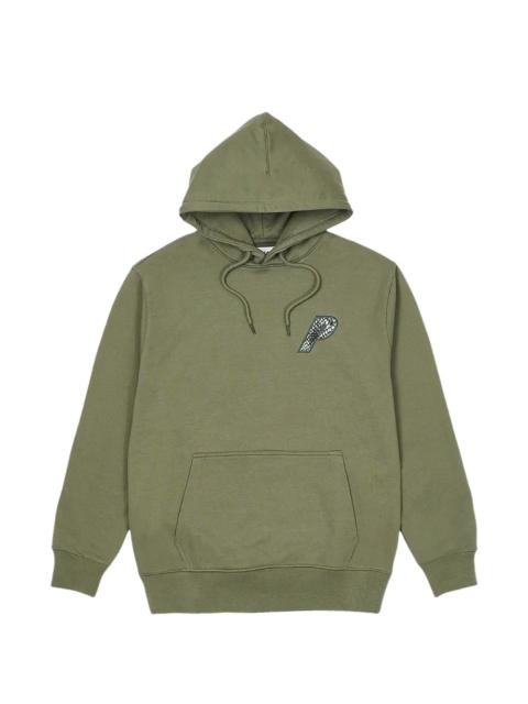 PALACE P-3 snake-appliqué hoodie