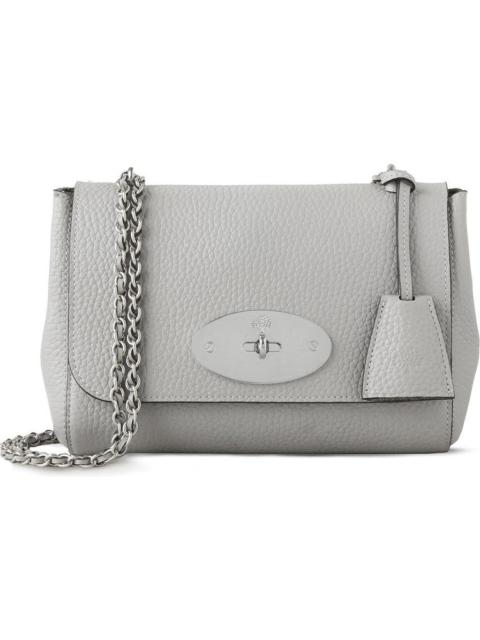 Mulberry Lily Heavy Grain Leather Convertible Shoulder Bag in Pale Grey at Nordstrom