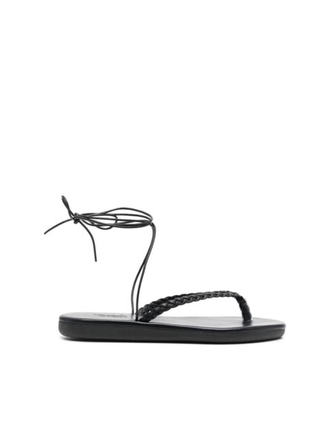 ANCIENT GREEK SANDALS braided open-toe sandals