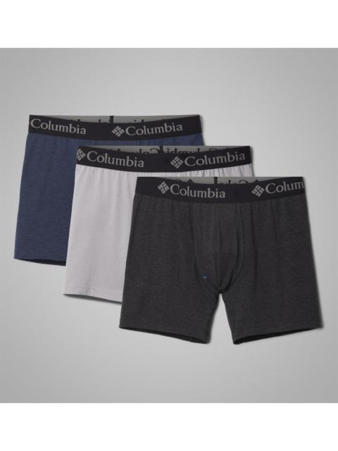 Columbia Men's Tri Blend Boxer Briefs - 3 pack