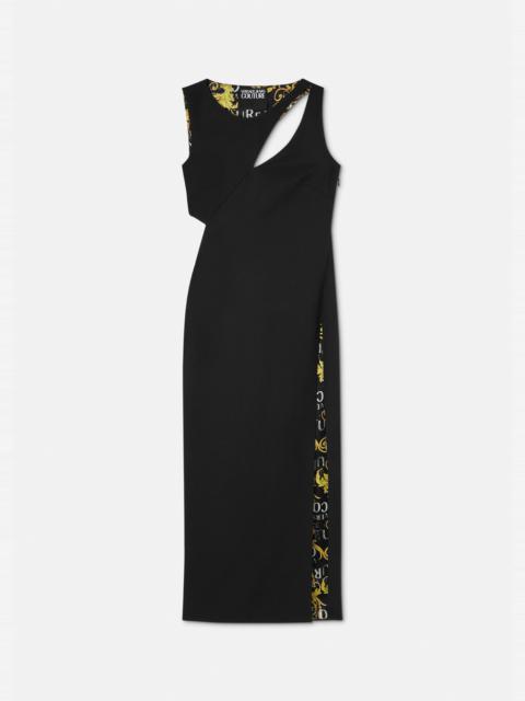 Logo Couture Midi Dress