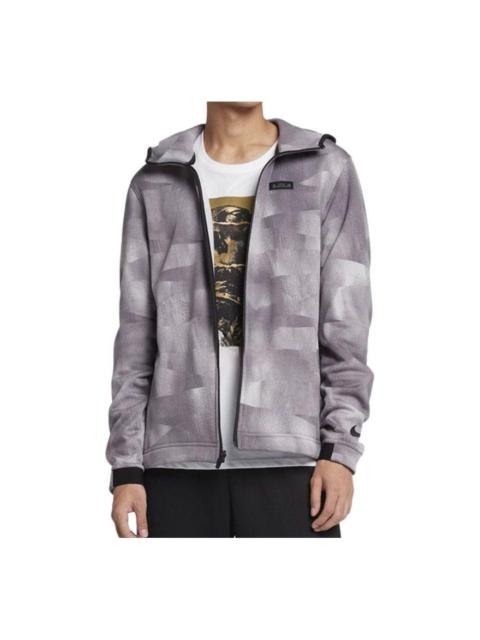 Nike Therma LeBron camouflage hooded jacket 'Light Grey' AV5897-092