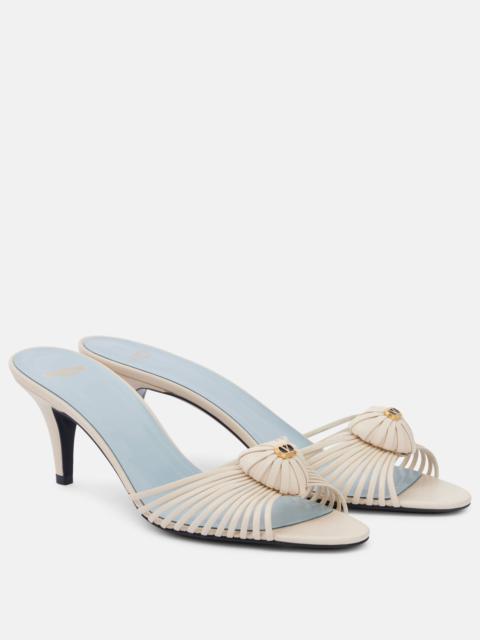 Sandal Royal 65 VLogo leather mules
