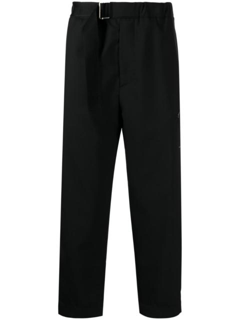 OAMC belted-waist cropped trousers