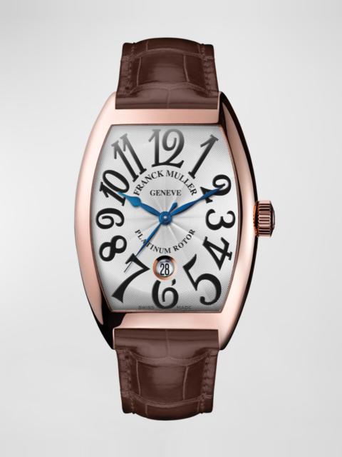 FRANCK MULLER Men's Cintree Curvex 18K Rose Gold Watch