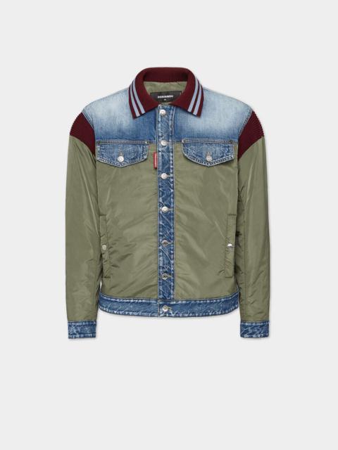 DSQUARED2 VARSITY DENIM JACKET