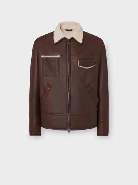 Ferrari Shearling bomber jacket