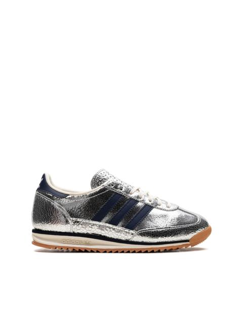 SL 72 "Silver Metallic/Collegiate Navy" sneakers