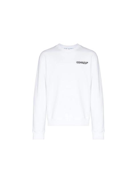 OFF-WHITE Off-White TM Logo Print Crewneck White/Black