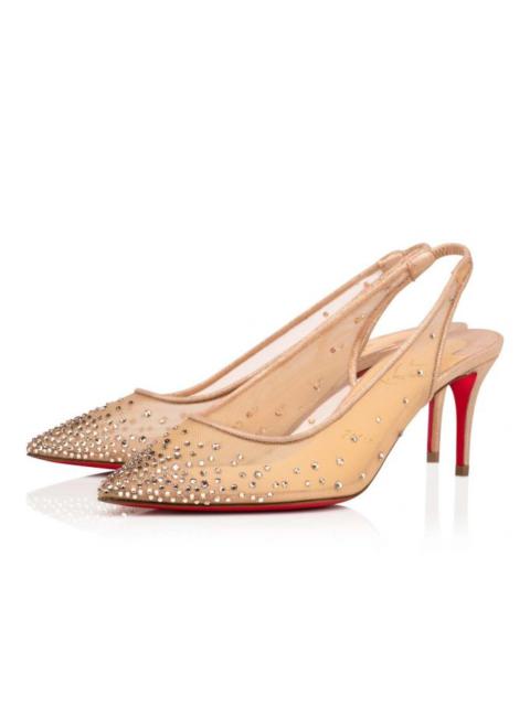 Christian Louboutin Follies Strass Sling VERSION LIGHT SILK