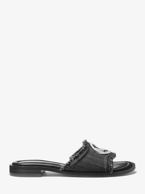 MICHAEL KORS Hannah Denim Slide Sandal