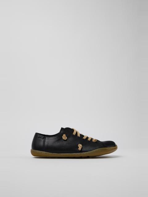 CAMPER Twins Black Leather Women's Shoe.