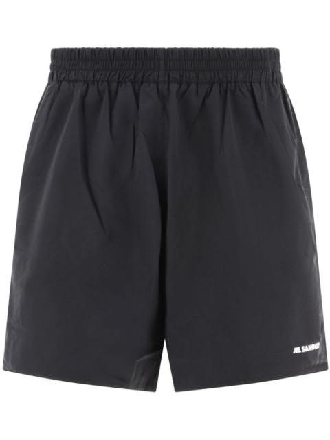 Jil Sander elasticated-waist logo-print shorts