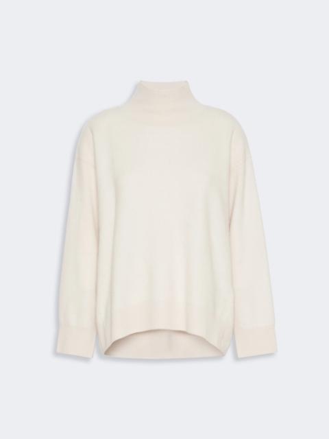 'S Max Mara DANZA Brushed wool polo-neck sweater - SAND