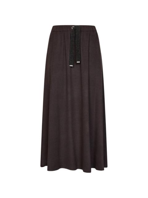 Herno Resort drawstring maxi skirt