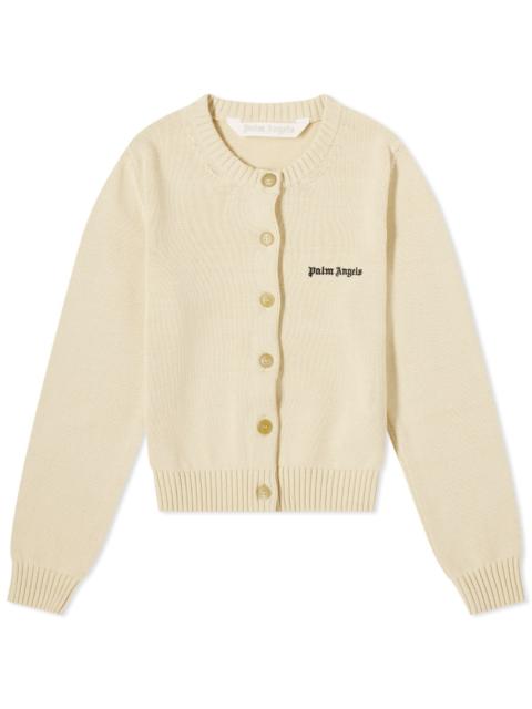 Palm Angels Palm Angels Classic Logo Fitted Cardigan