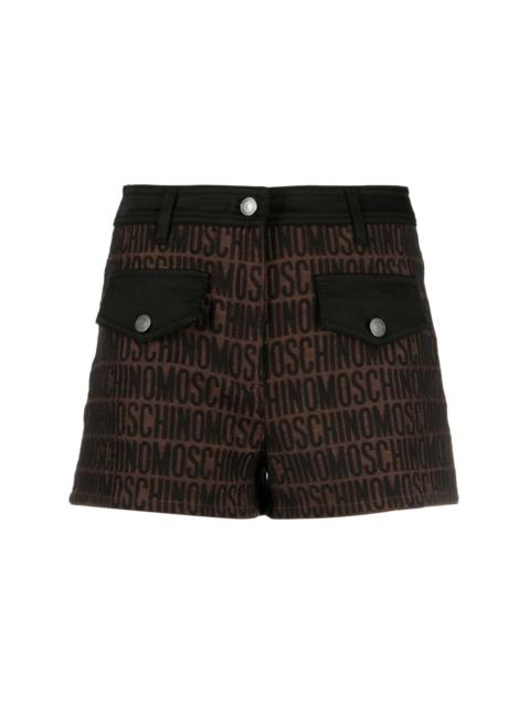 logo-jacquard short shorts