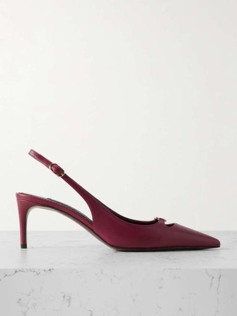 パンプス Dolce & Gabbana Tyrian Purple Leather Lollo Pumps Dolce & Gabbana | Shoes | Dolce Gabbana Women Tyrian Purple