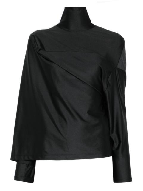 Junya Watanabe high-neck draped top