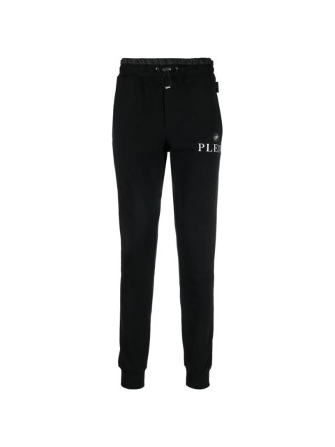 logo-plaque track pants