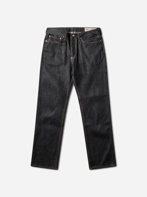 EVISU Men's Seagull Print Pockets Regular Fit Jeans Indigo