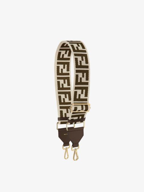 FENDI Beige ribbon shoulder strap