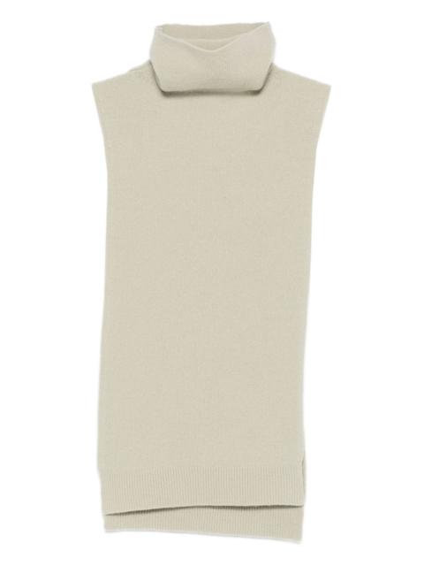 christian wijnants turtleneck sleeveless top