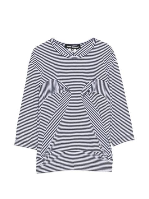 Junya Watanabe Cotton Striped Jersey Top