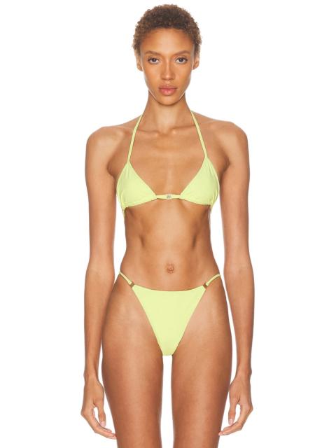 KIKI DE MONTPARNASSE Coeur Triangle Bikini Top
