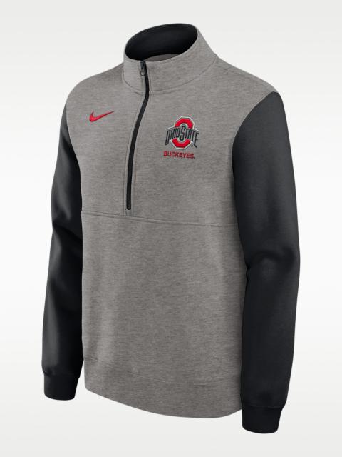 Nike Ohio State Club Men's Nike College 1/2-Zip Crew