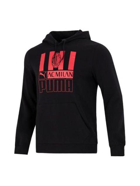 PUMA PUMA AC Milan Football Black Pullover Hoodie 'Black' 767599-01