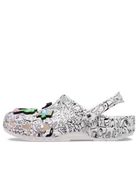 crocs Crocs x Steven Harrington Classic Clogs 'Quickstrike - White Black' 208145-103