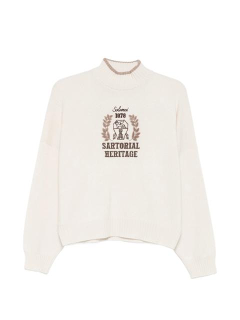 Brunello Cucinelli Brunello Cucinelli Sartorial Heritage-embroidered Cashmere Sweater