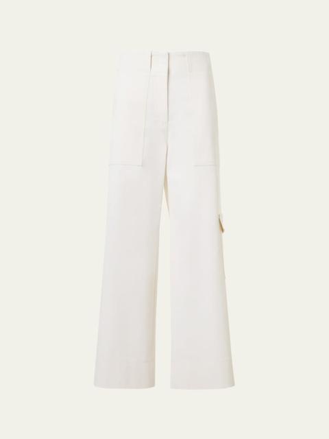 AKRIS Cliff Gabardine Cargo Pants