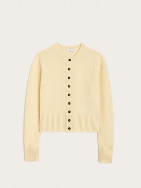 Madewell Crewneck Cardigan in 100% Cashmere