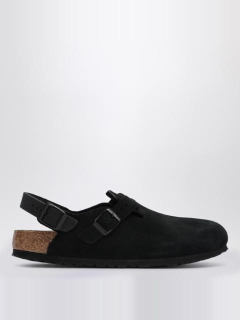 BIRKENSTOCK Black suede Tokyo ciabatta