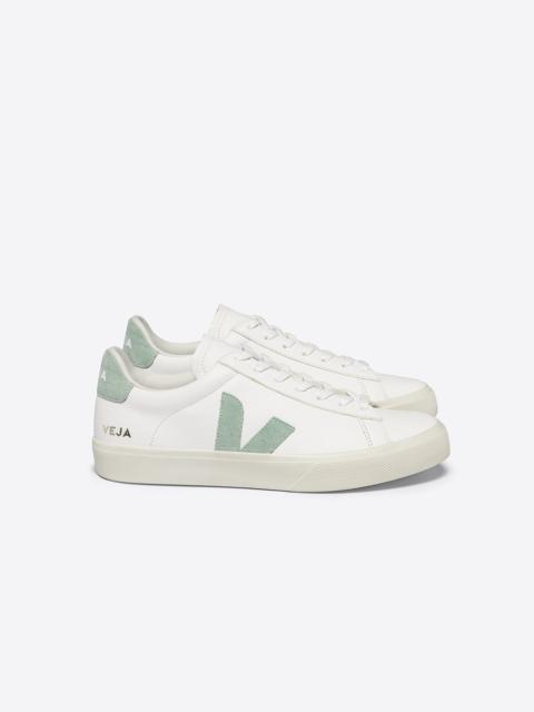 VEJA CAMPO LEATHER WHITE MATCHA