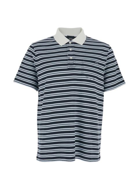 A.P.C. striped polo shirt