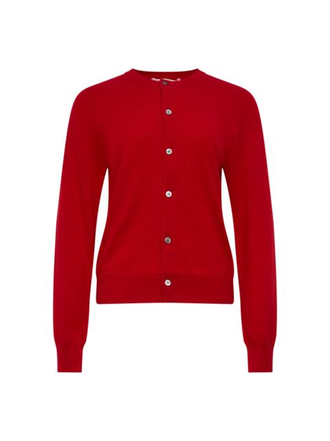 Comme des Garçons Comme des Garçons Rib Trim Button Cardigan