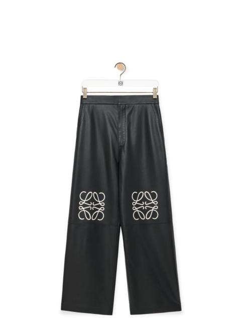 Loewe Anagram baggy trousers in nappa lambskin