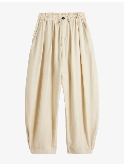 soeur Vernon Wide-Leg Silk-Blend Trousers
