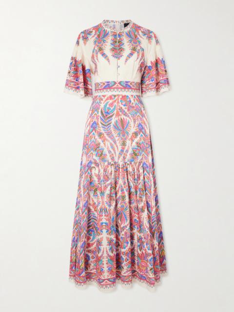 Etro Printed Cotton-poplin Maxi Dress