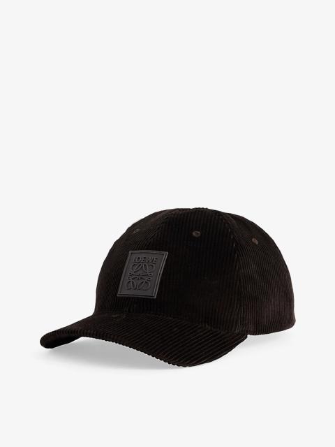 Patch logo-embellished cotton-blend baseball cap