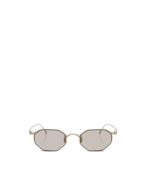 GIORGIO ARMANI geometric-frame sunglasses